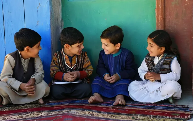 아프가니스탄 언어 - **Pashto Storytelling and Heritage:**
    An intimate and respectful scene set inside a traditional ...
